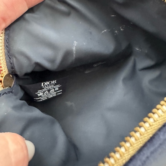 Dior Midnight Blue Velvet Cosmetic Bag - Picture 4 of 4